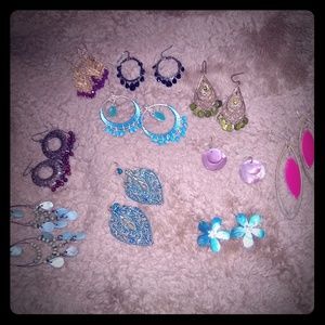 Colorful earring bundle